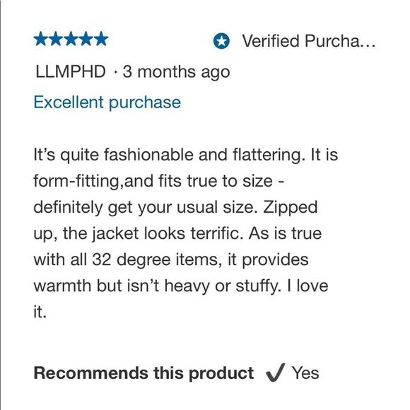 NEW! 32 DEGREES Ladies Mixed Media Quilted Lightweight Warm Puffer Jacket - Picture 11 of 15